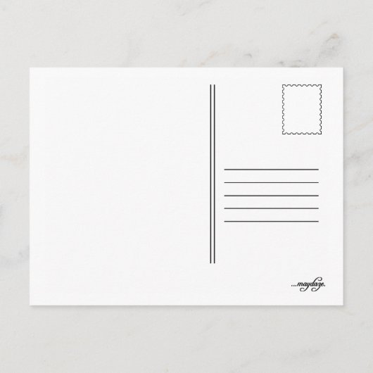 het is een meisje ooi aankondigingskaart (Achterkant)