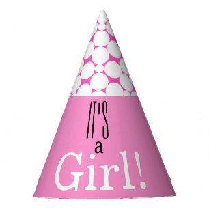 Het is een meisje! Pet baby shower partij Feesthoedjes