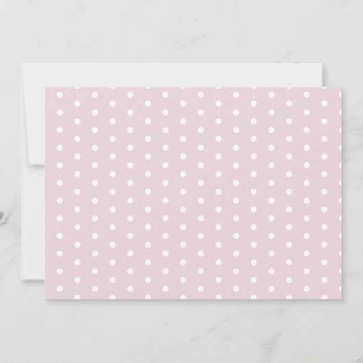 Het is een Meisje Roze Bloemen Letter Board zwange Aankondiging (Achterkant)