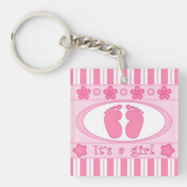 Het is een meisje sleutelhanger