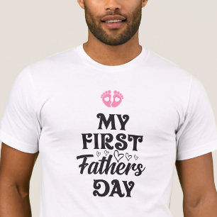 Het is een meisje! T-shirt voor nieuwe papa