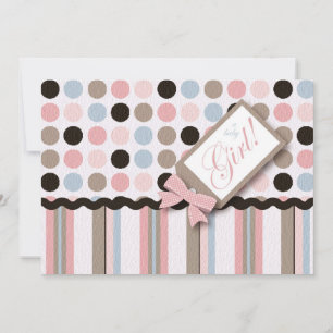 Het is een meisje! Uitnodiging