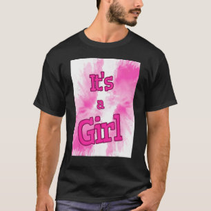 Het is een meisje voor Baby shower Celebration Par T-shirt
