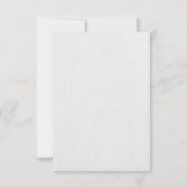 Het is een meisjesroze pokdruppel babyschoeisel kaart (Achterkant)