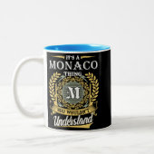 Het is een Monaco ding dat je niet kon begrijpen Tweekleurige Koffiemok (Links)