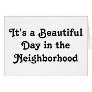 Het is een mooie dag