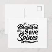 Het is een mooie dag Chiropractische chiropractor Briefkaart (Voorkant / Achterkant)