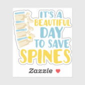 Het is een mooie dag om stekels te besparen sticker (Vel)