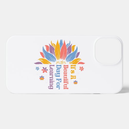 Het is een mooie dag om te leren iPhone hoesje (Achterkant horizontaal)