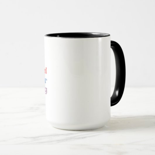 Het is een mooie dag om te leren mok (Voorkant rechts)