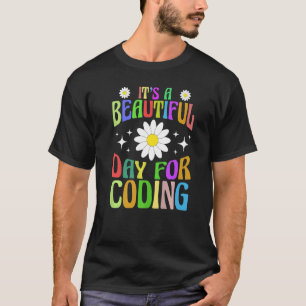 Het is een mooie dag voor de viering van coderende t-shirt
