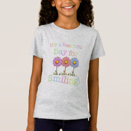 Het is een mooie dag voor Smiling Graphic - Girls' T-shirt