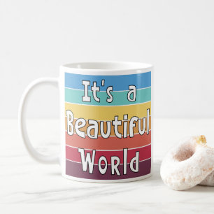 Het is een mooie wereld koffiemok