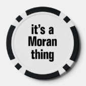 het is een moran ding pokerchips (Achterkant)