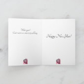 Het is een nieuwe  feestdag kaart (Binnen)