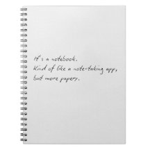 Het is een notitieboek