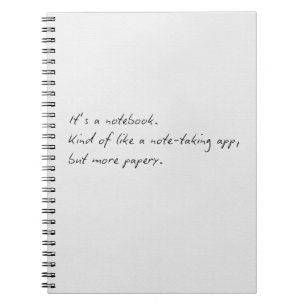 Het is een notitieboek