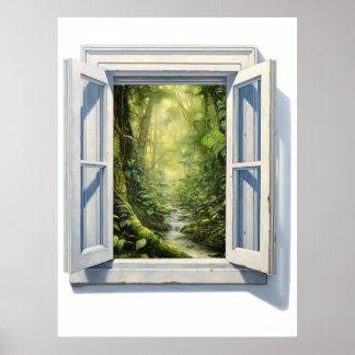 Het is een Oerwoud daarbuiten! Poster