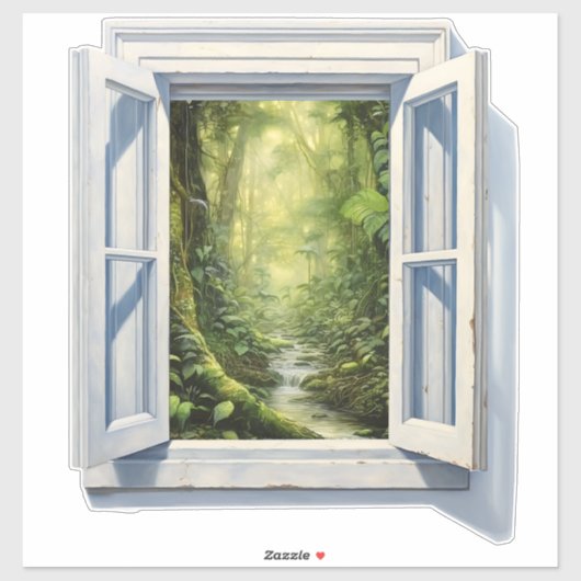 Het is een Oerwoud daarbuiten! Sticker (Vel)