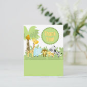 Het is een Oerwoud Dank je Bedankkaart (Staand voorkant)