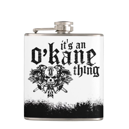 Het is een O'Kane ding Heupfles (Voorkant)