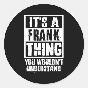 Het is een openhartig ding dat je niet zou begrijp ronde sticker