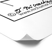 Het is een oude honkballetsel poster (Hoek)