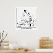 Het is een oude honkballetsel poster (Keuken)