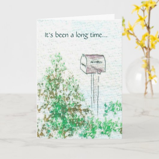 Het is een oude… kaart (Gele Bloem)