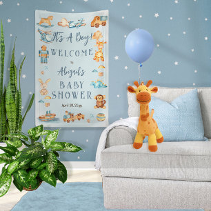 Het is een padvinder Baby shower van gevulde Spe Spandoek