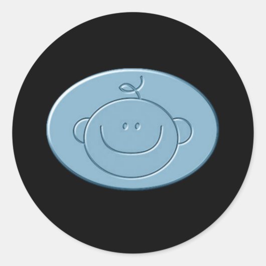 Het is een padvinder ronde sticker (Voorkant)