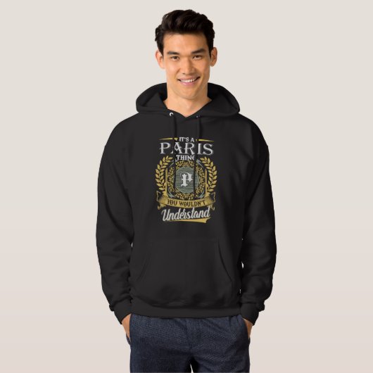 Het is een Parijs ding dat je niet kon begrijpen Hoodie (Voorkant volledig)