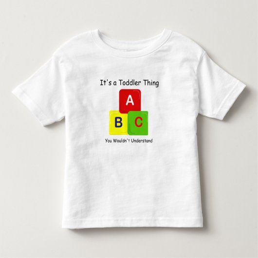 Het is een peuter ding T-shirt (Voorkant)