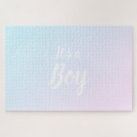 Het is een peuterblauw roze gradiënt ombre gender