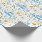 Het is een peuterpapier cadeaupapier (Hoek)