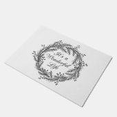 Het is een prachtig leven - kerstklep deurmat (Schuin)