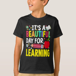 Het is een prachtige dag om te leren 100 dagen sch t-shirt