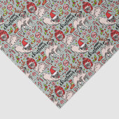 Het is een prettig kerstpatroon tissuepapier (Detail)