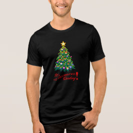 Het is een raar kerstfeest, lieverd! Tri-Blend shirt
