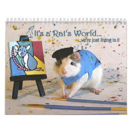 Het is een Rat World Calendar Kalender