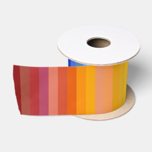 Het is een regenboogfeest, multi-gekleurd streeppa lint
