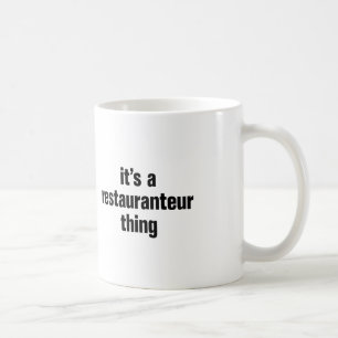 Het is een restaurantding koffiemok