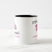 Het is een Rita ding dat je niet zou begrijpen Tweekleurige Koffiemok (Center)