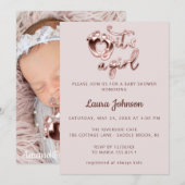 Het is een Roos van het  van de Aangepaste Foto va Kaart (Voorkant / Achterkant)