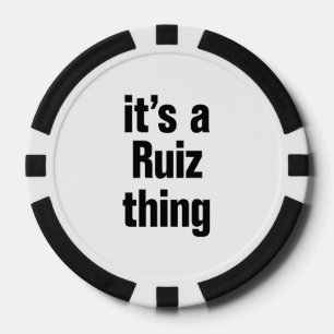 Het is een ruiz ding poker chips