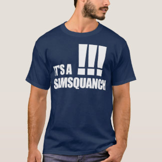 Het is een Samsquanch T-shirt