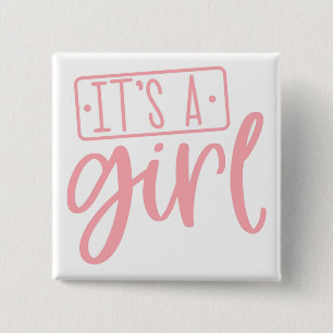 Het is een Schattigee Button voor meisjes