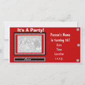 Het is een Sjabloon van de Uitnodiging van de Foto (Voorkant)