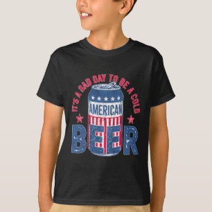 Het is een slechte dag om een koude bier te zijn t-shirt