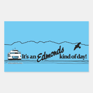 Het is een soort Edmonds dag Rechthoekige Sticker